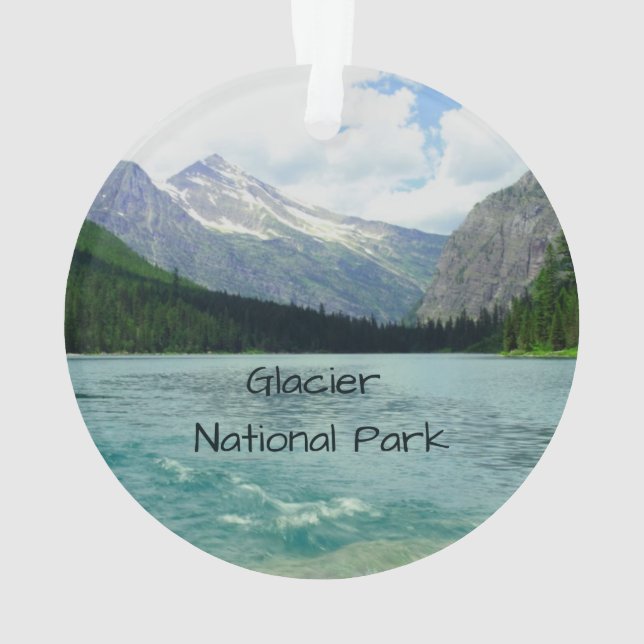 Nationalpark Gletscher Montana Ornament (Rückseite)
