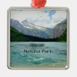 Nationalpark Gletscher Montana Ornament Aus Metall