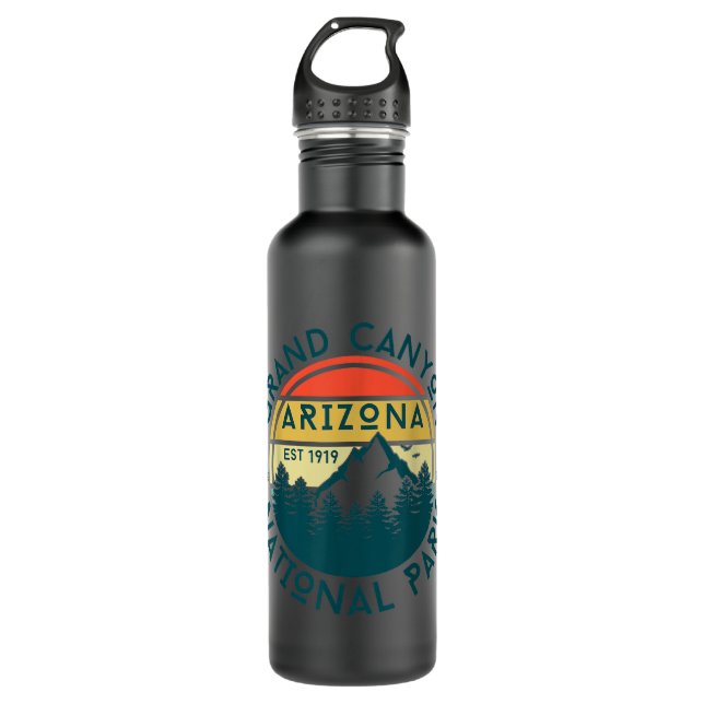Nationalpark Grand Canyon Edelstahlflasche (Vorderseite)