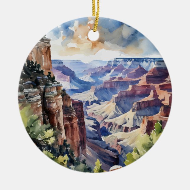 Nationalpark Grand Canyon Keramik Ornament (Vorne)