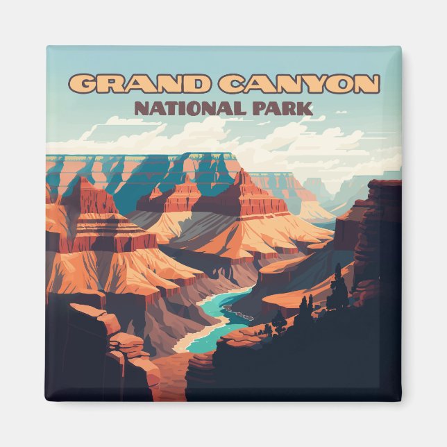 Nationalpark Grand Canyon Magnet (Vorne)