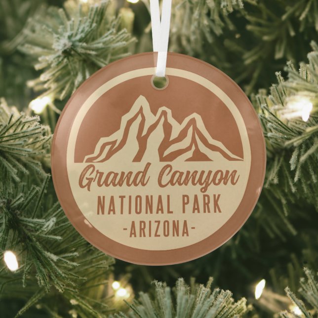 Nationalpark Grand Canyon Ornament Aus Glas (InSitu)