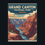 Nationalpark Grand Canyon Postkarte<br><div class="desc">Erleben Sie die inspirierend Schönheit des Grand Canyon Nationalparks mit diesem Retro-Kunstwerk, das von klassischen Reiseplakaten aus der Mitte des Jahrhunderts inspiriert wird. Mit kühnen Farbtönen, Vintager Typografie und nostalgischem Design erweckt dieser Aufdruck die zeitlose Majestät von Arizonas bekanntestem Naturwunder. Ideal für Abenteuerliebhaber, Nationalparkbegeisterte oder für jeden, der die Leidenschaft...</div>