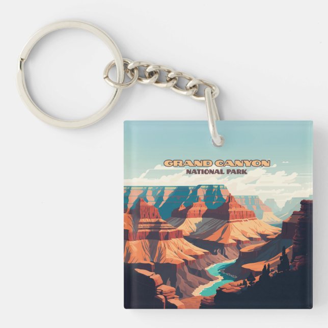 Nationalpark Grand Canyon Schlüsselanhänger (Vorderseite)