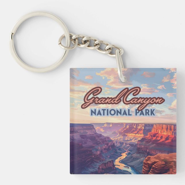 Nationalpark Grand Canyon Schlüsselanhänger (Vorderseite)