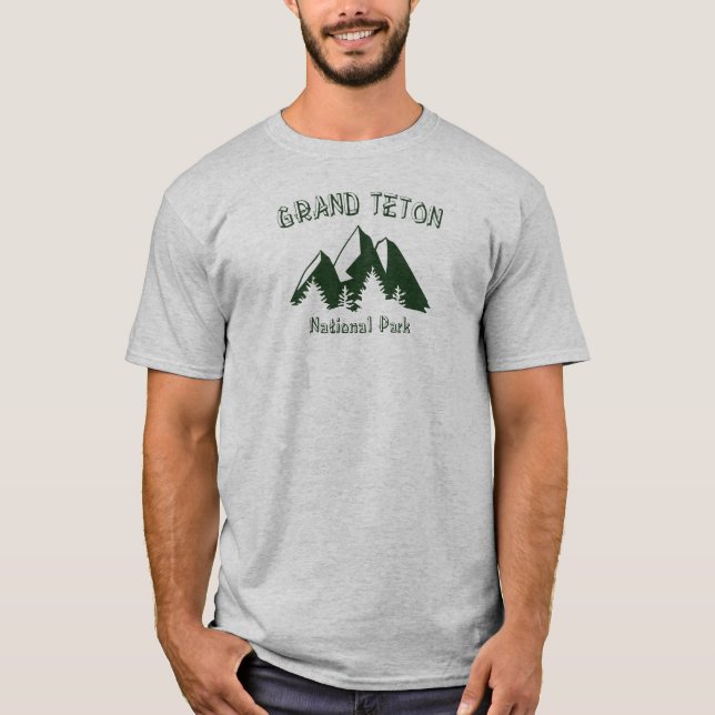 Nationalpark Grand Teton T-Shirt (Vorderseite)