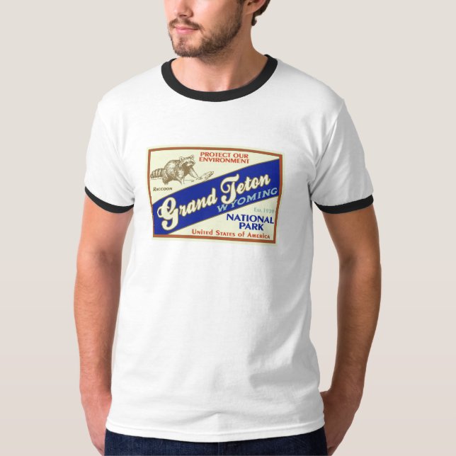 Nationalpark Grants Teton T-Shirt (Vorderseite)