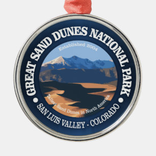 Nationalpark Great Sand Dunes Ornament Aus Metall