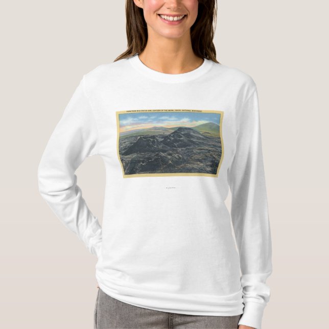 Nationalpark-große Krater-Kante Idahos T-Shirt (Vorderseite)