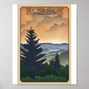 Nationalpark Grosse Smokys Nationalpark California Poster