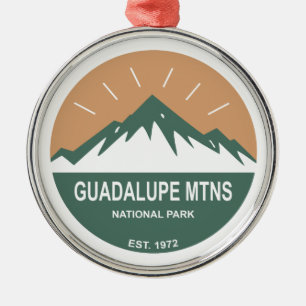 Nationalpark Guadalupe Ornament Aus Metall
