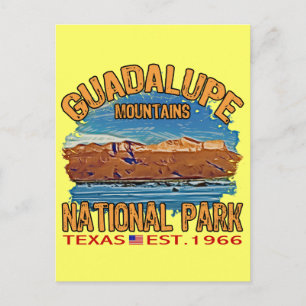 Nationalpark Guadalupe Postkarte