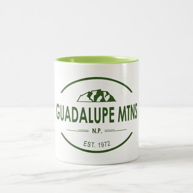 Nationalpark Guadalupe Zweifarbige Tasse (Mittel)
