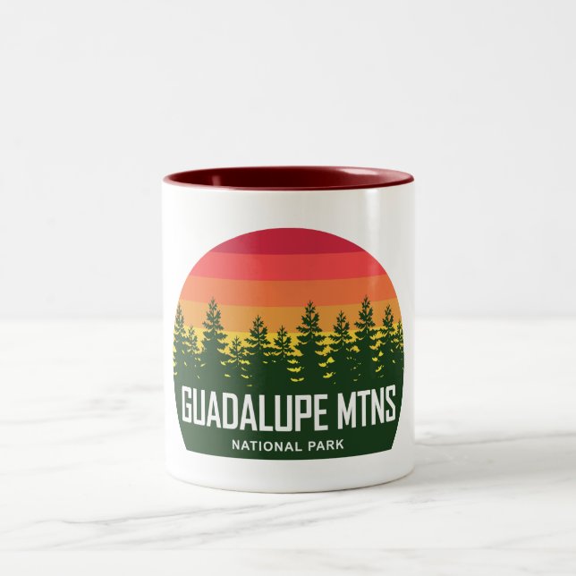 Nationalpark Guadalupe Zweifarbige Tasse (Mittel)