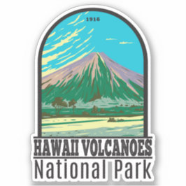 Nationalpark Hawaii Aufkleber