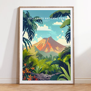 Nationalpark Hawaii Poster, Vulkane Poster