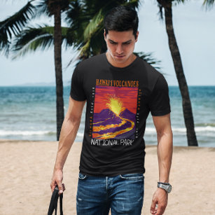 Nationalpark Hawaii Vintag beängstigend T-Shirt