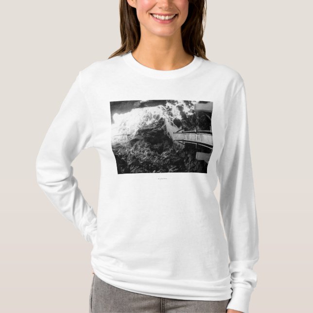 Nationalpark Hawaiis, Ansicht eines Lava-Rohrs T-Shirt (Vorderseite)