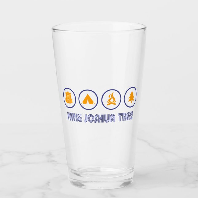 Nationalpark Hike Joshua Tree Glas (Vorderseite)