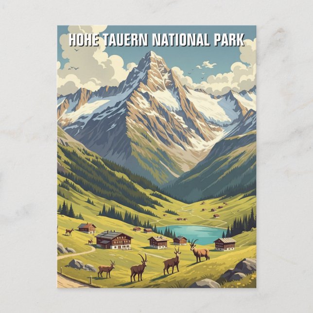 Nationalpark Hohe Tauern Postkarte (Vorderseite)