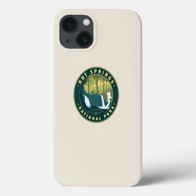 Nationalpark Hot Springs Case-Mate iPhone Hülle (Rückseite)