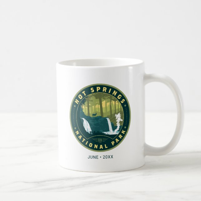 Nationalpark Hot Springs Kaffeetasse (Rechts)