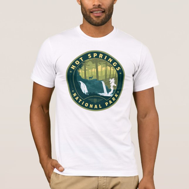 Nationalpark Hot Springs T-Shirt (Vorderseite)