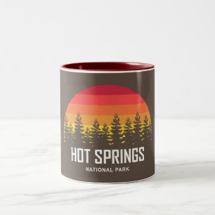 Nationalpark Hot Springs Zweifarbige Tasse