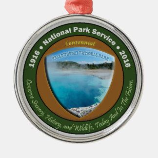 Nationalpark-hundertjährige Verzierung Yellowstone Ornament Aus Metall