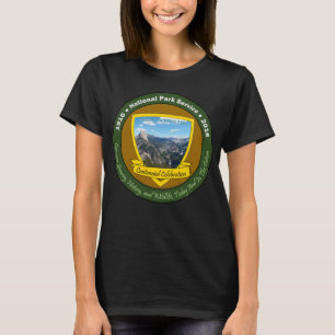 Nationalpark-hundertjähriges Shirt-Schwarzes: T-Shirt
