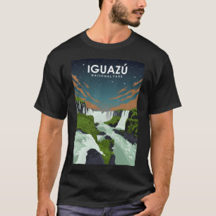 Nationalpark Iguazu am Abend Vintager Minimalzug T-Shirt