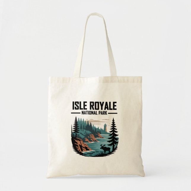 Nationalpark Isle Royale Landschaftlich Wilderness Tragetasche (Vorne)