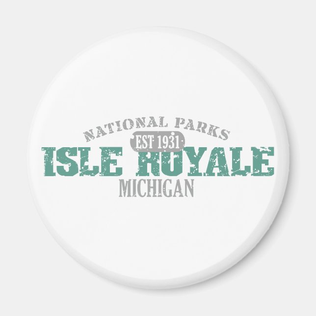 Nationalpark Isle Royale Magnet (Vorne)