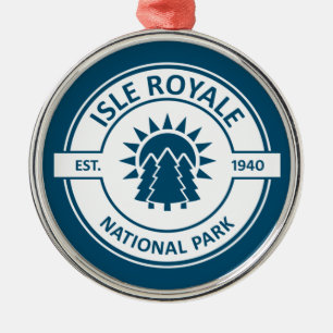 Nationalpark Isle Royale Ornament Aus Metall