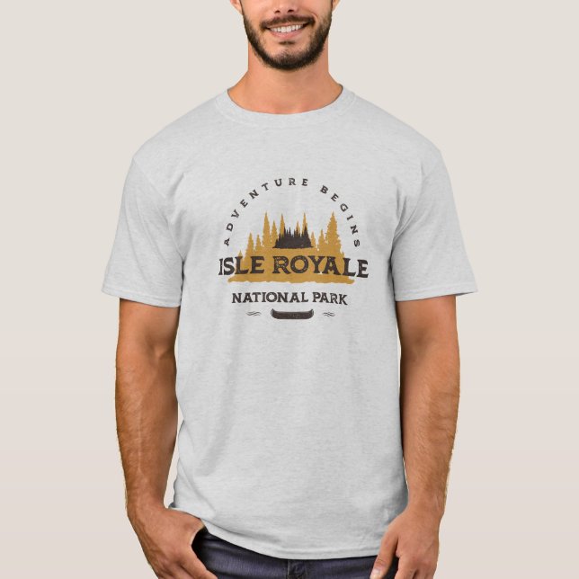 Nationalpark Isle Royale T-Shirt (Vorderseite)