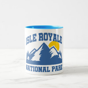 Nationalpark Isle Royale Zweifarbige Tasse