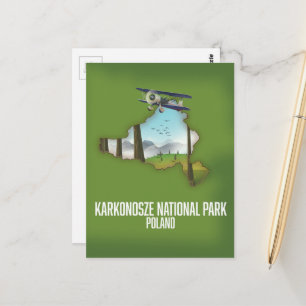 Nationalpark Karkonosze Polen Karte
