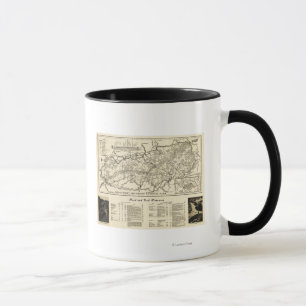 Nationalpark-Karte Great Smoky Mountains Tasse