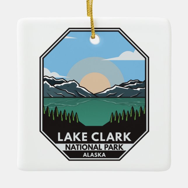 Nationalpark Klettersee Keramikornament (Vorderseite)