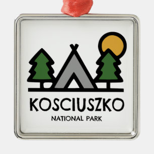 Nationalpark Kosciuszko Ornament Aus Metall