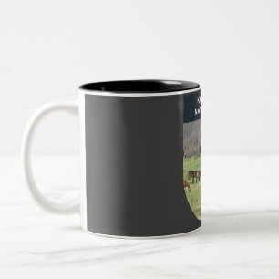 Nationalpark Kosciuszko Zweifarbige Tasse
