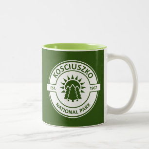 Nationalpark Kosciuszko Zweifarbige Tasse