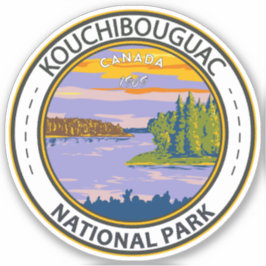 Nationalpark Kouchibouguac Nationalpark Travel Art Aufkleber