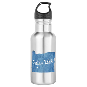 Nationalpark Krater Edelstahlflasche