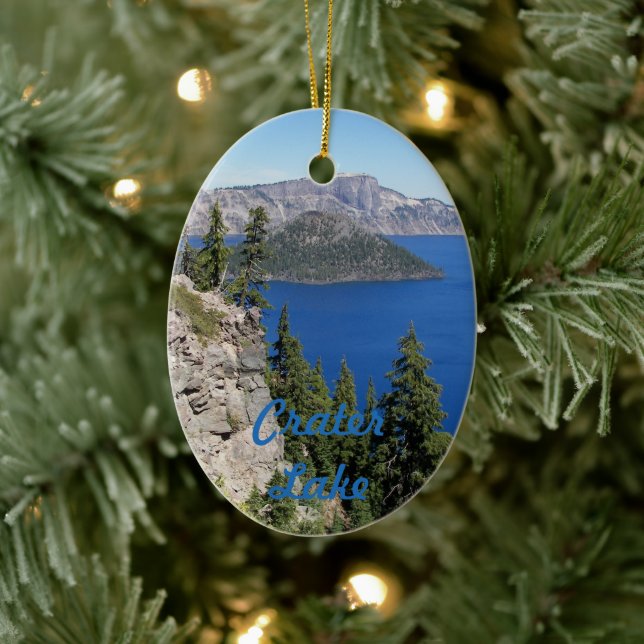 Nationalpark Krater Keramik Ornament (Baum)
