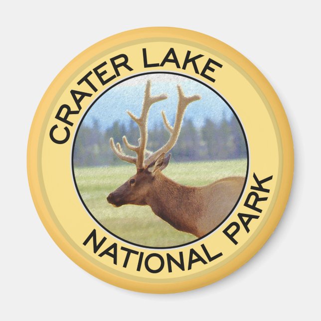 Nationalpark Krater See Magnet (Vorne)
