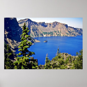Nationalpark Krater See Poster