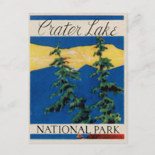 Nationalpark Krater See Postkarte