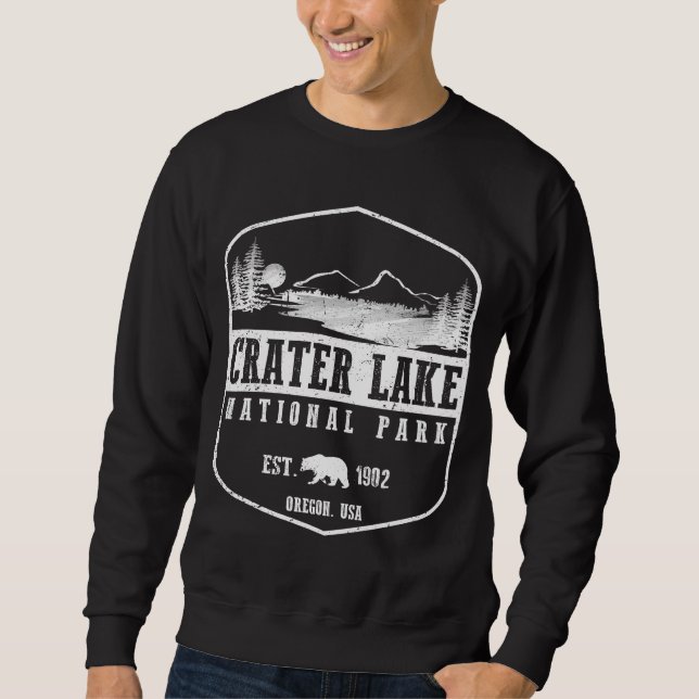 Nationalpark Krater See Sweatshirt (Vorderseite)
