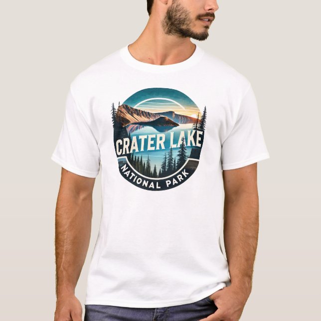 Nationalpark Krater See T-Shirt (Vorderseite)